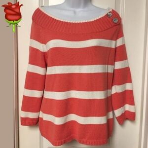 Evan Picone Striped Sweater